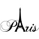 Sticker Paris avec la Tour Eiffel