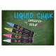 Pack of 4 Liquid chalks for blackboard, white board, window - 3mm