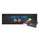 Pack of 4 Liquid chalks for blackboard, white board, window - 3mm