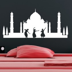 Sticker TajMahal et danseuses