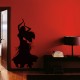 Silhouette Sticker bellydancer