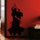 Sticker Silhouette danseuse orientale