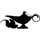 Sticker Oriental Aladdin lamp