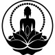 Buddha Silhouette Sticker