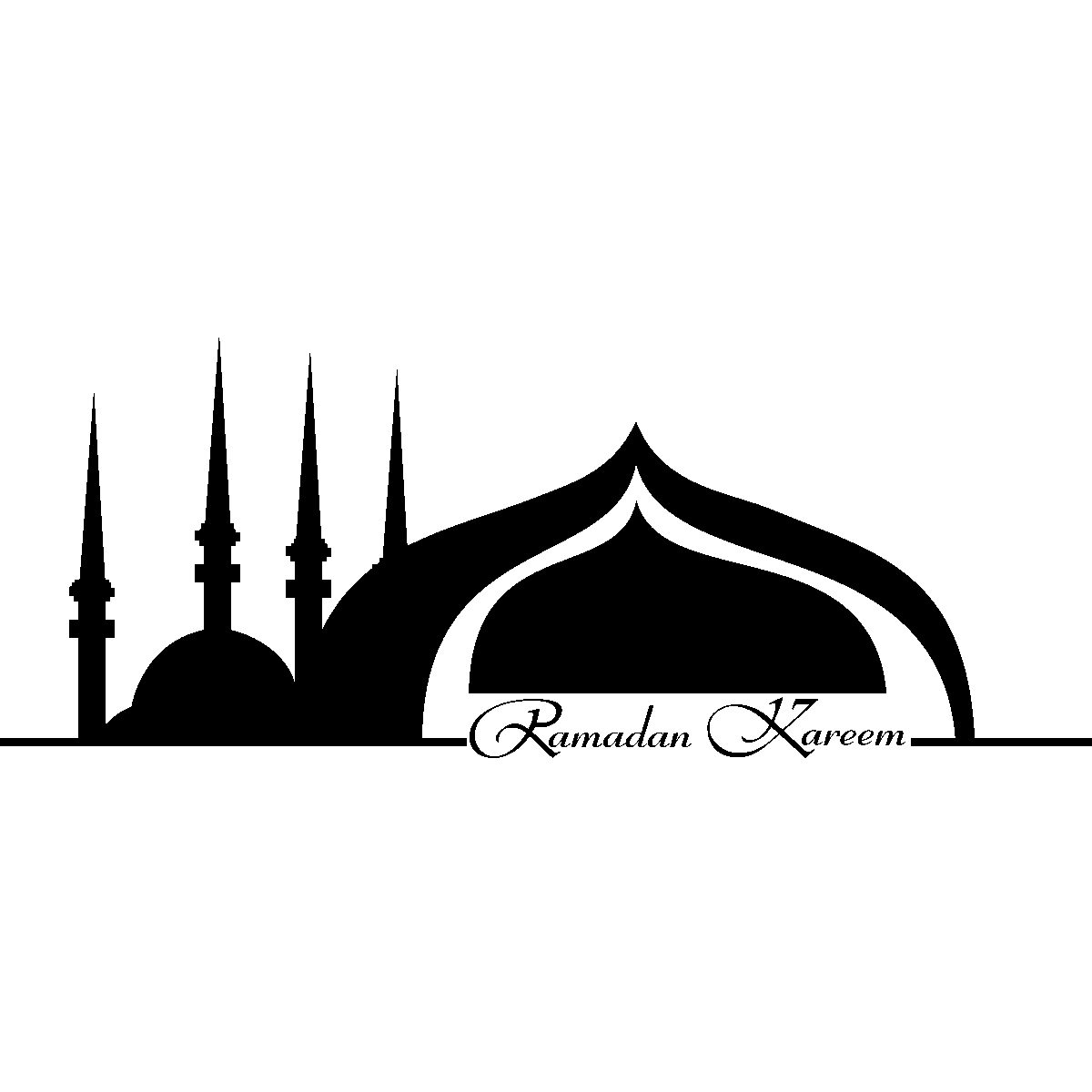 Ramadan Kareem Sticker Monument Cheap Calligraphies Wall Decals Discount Wall Stickers Madeco Stickers