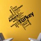 Sticker Turkey - madeco-stickers, boutique en ligne de stickers muraux pas cher !