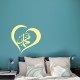 Sticker Coeur d'amour oriental