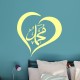 Sticker Coeur d'amour oriental