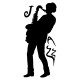 Sticker Jazzman