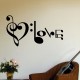 Sticker Amour musique