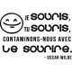 Sticker Le sourir selon Oscar Wilde
