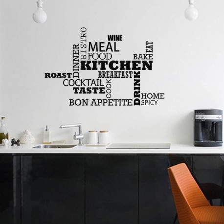 Sticker Kitchen pas cher - Stickers Cuisine discount - stickers muraux -  madeco-stickers