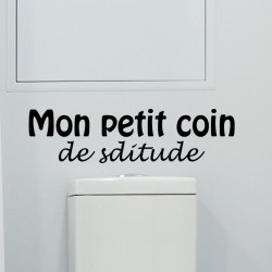 Sticker Mon petit coin de solitude