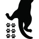Sticker Patte de chat