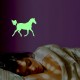 Sticker phosphorescent cheval au galop