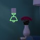 Sticker phosphorescent lampe suspendue