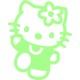 Sticker phosphorescent Hello Kitty