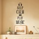 Sticker Keep Calm and Play Music