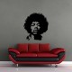 Sticker Portrait Jimi Hendrix