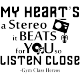 Sticker My heart's stereo - Gym Class Heroes