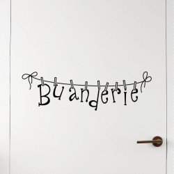 Sticker Design buanderie