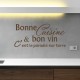 Sticker Bonne cuisine et bon vin, c'est ...