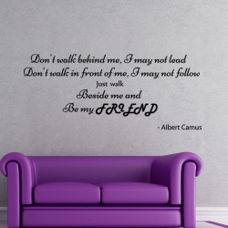 Sticker Albert Camus Be my friend