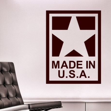 Sticker made in U.S.A.