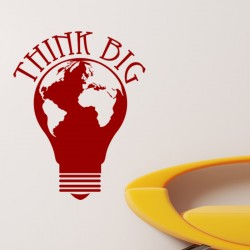 Sticker Think big ampoule