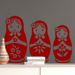 Sticker poupées russes