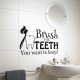 Sticker Brush the teeth