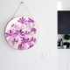 Sticker fleurs 3D chics adhésives MIROIR VIOLET