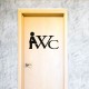 Sticker Panneau WC