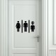 Sticker porte Femme, homme et extraterrestre