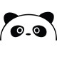 Sticker Panda caché