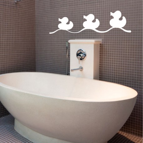 Stickers canards de bain