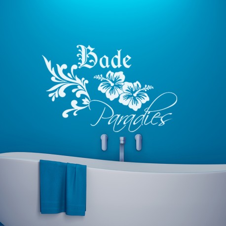 Sticker Bade paradies