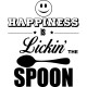 Sticker Happiness is lickin' the spoon