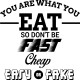 Sticker You are what you eat