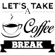 Sticker Let's take coffee