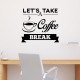 Sticker Let's take coffee