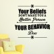 Sticker Your behavior