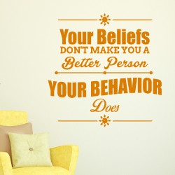 Sticker Your behavior