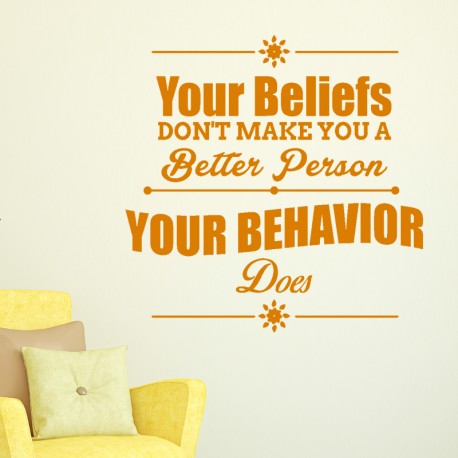 Sticker Your behavior