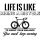 Sticker Life is like a bicycle