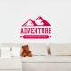 Sticker Adventure mountain expedition