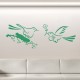 Sticker oiseaux orientaux