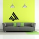 Stickers arabe triangulaire en Kufi