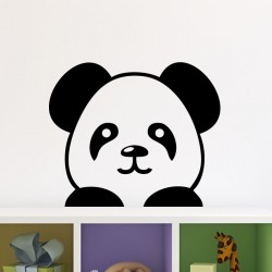 Sticker panda souriant