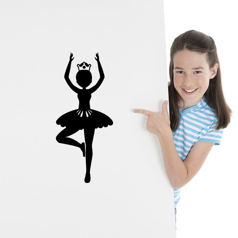 Ballet danseurs fille Stickers muraux bricolage Pi – Grandado